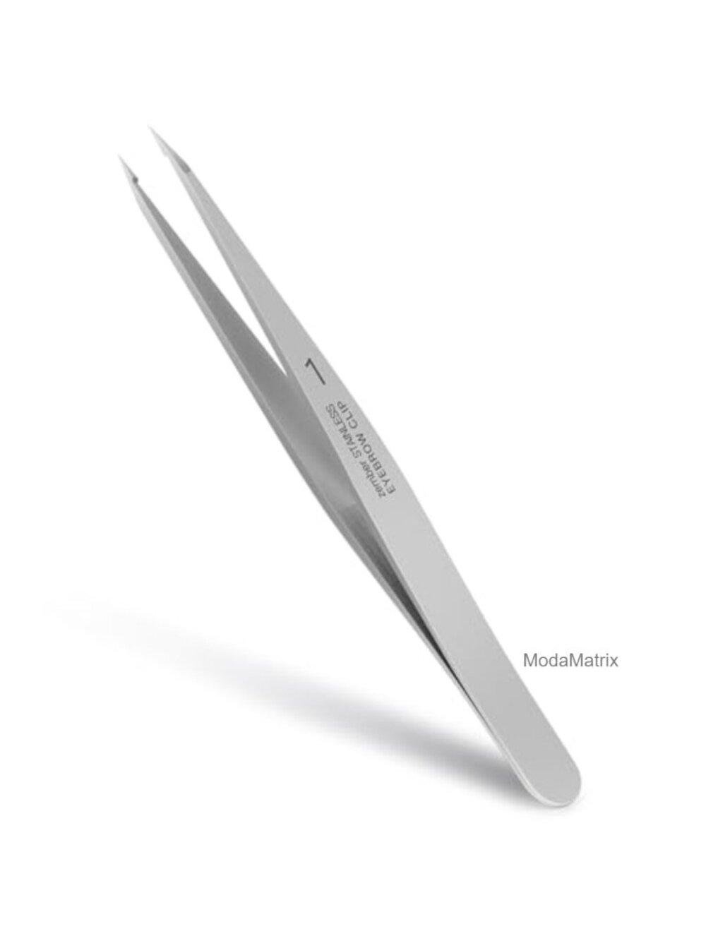 Precision Pointed Tweezers Stainless Steel Eyebrow Splinter Removal Case